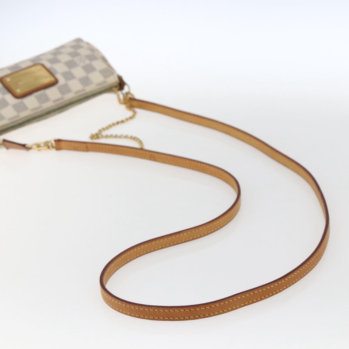 LOUIS VUITTON Damier Azur Eva Shoulder Bag 2way N55214 LV Auth 172596A