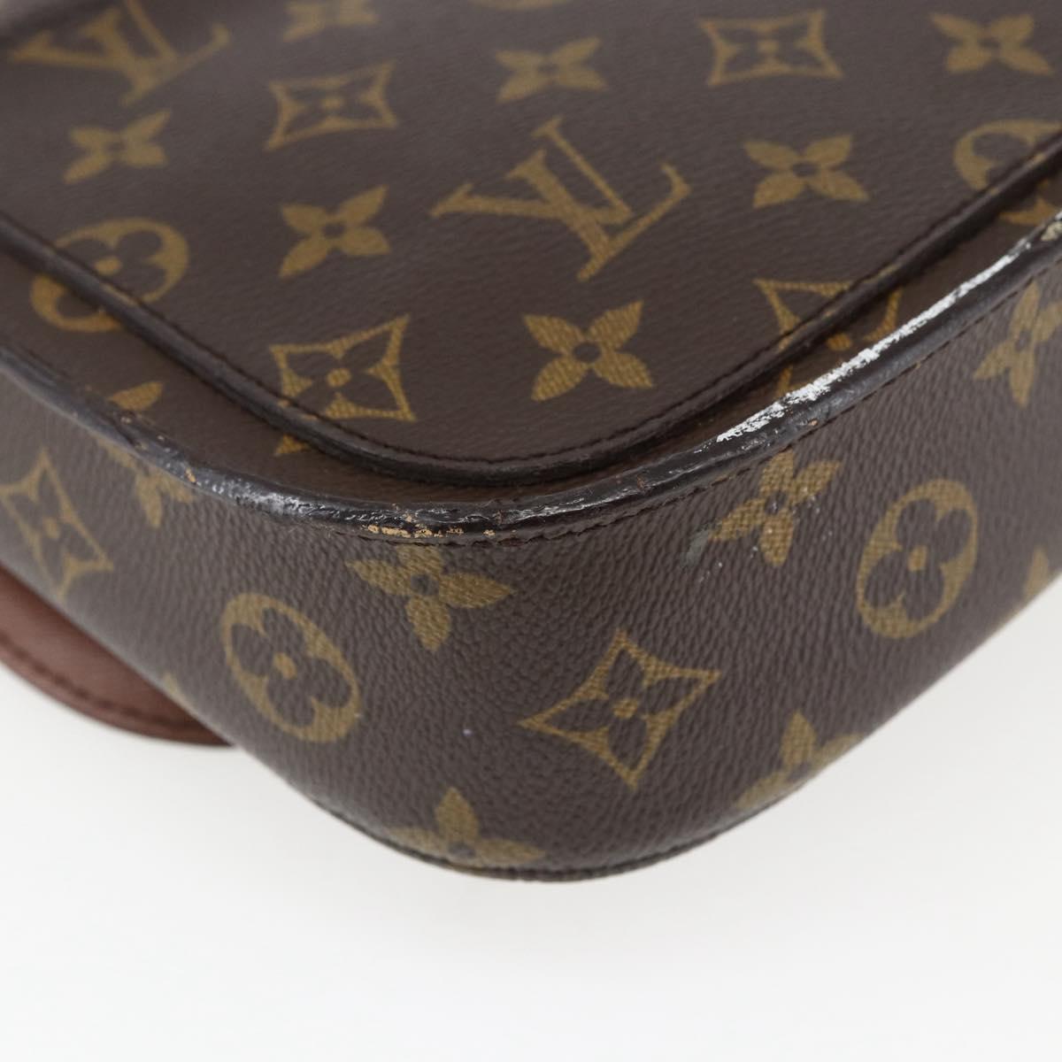 LOUIS VUITTON Monogram Saint Cloud MM Shoulder Bag M51243 LV Auth 172604