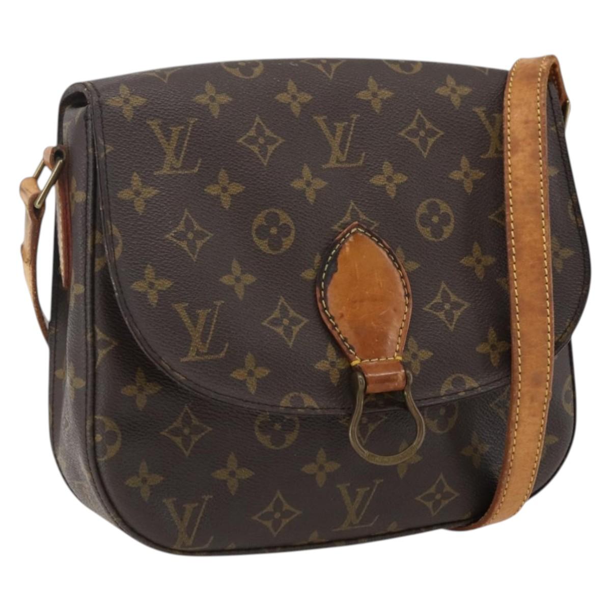 LOUIS VUITTON Monogram Saint Cloud GM Shoulder Bag M51242 LV Auth 172618