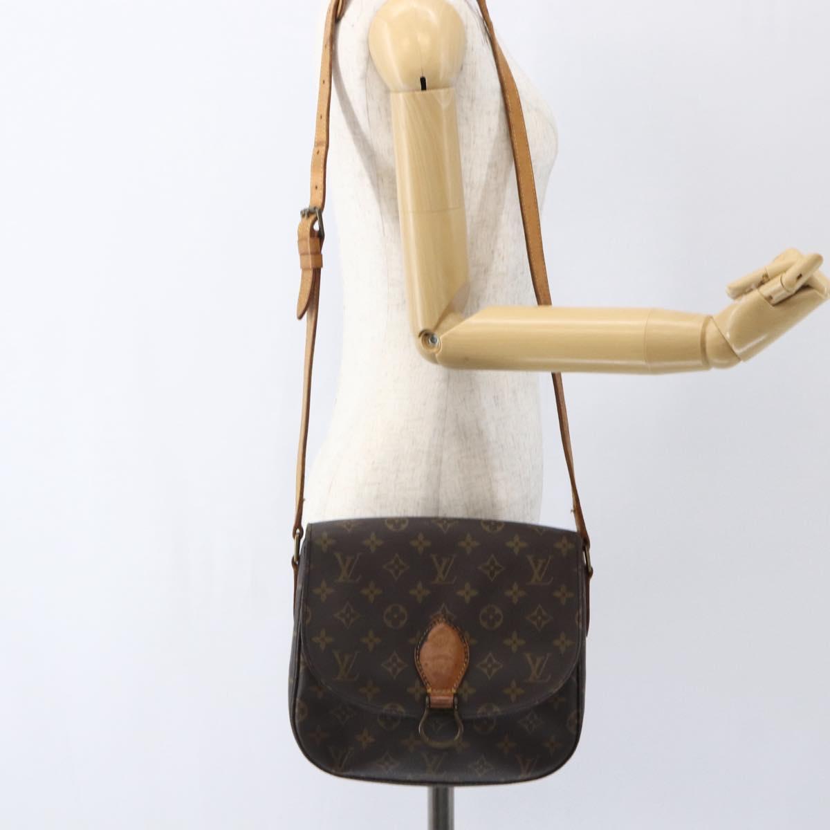 LOUIS VUITTON Monogram Saint Cloud GM Shoulder Bag M51242 LV Auth 172618