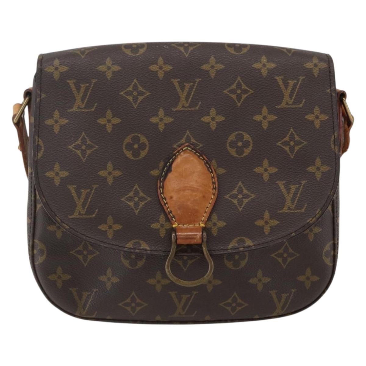 LOUIS VUITTON Monogram Saint Cloud GM Shoulder Bag M51242 LV Auth 172618