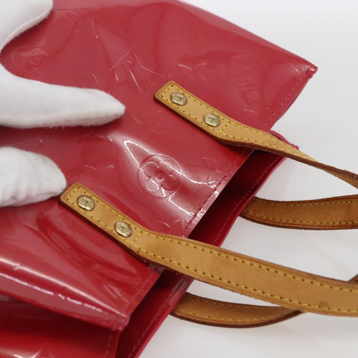 LOUIS VUITTON Monogram Vernis Reade PM Hand Bag Fran Boise M9132F LV Auth 172625