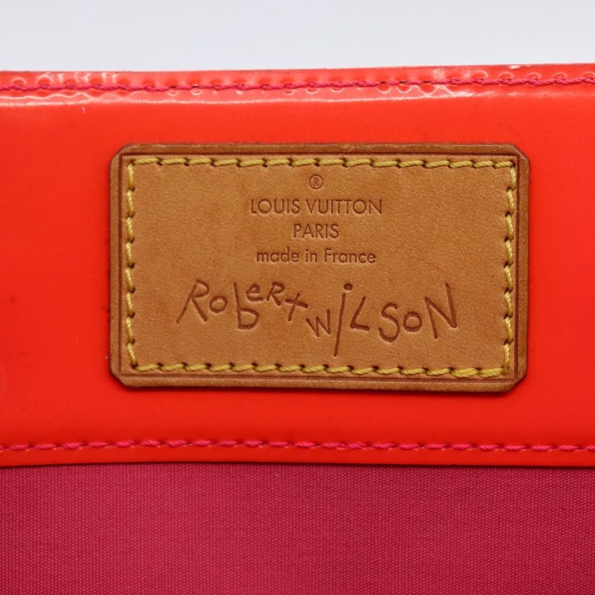 LOUIS VUITTON Monogram Vernis Fluo Reade MM Hand Bag Pink M91900 LV Auth 172626