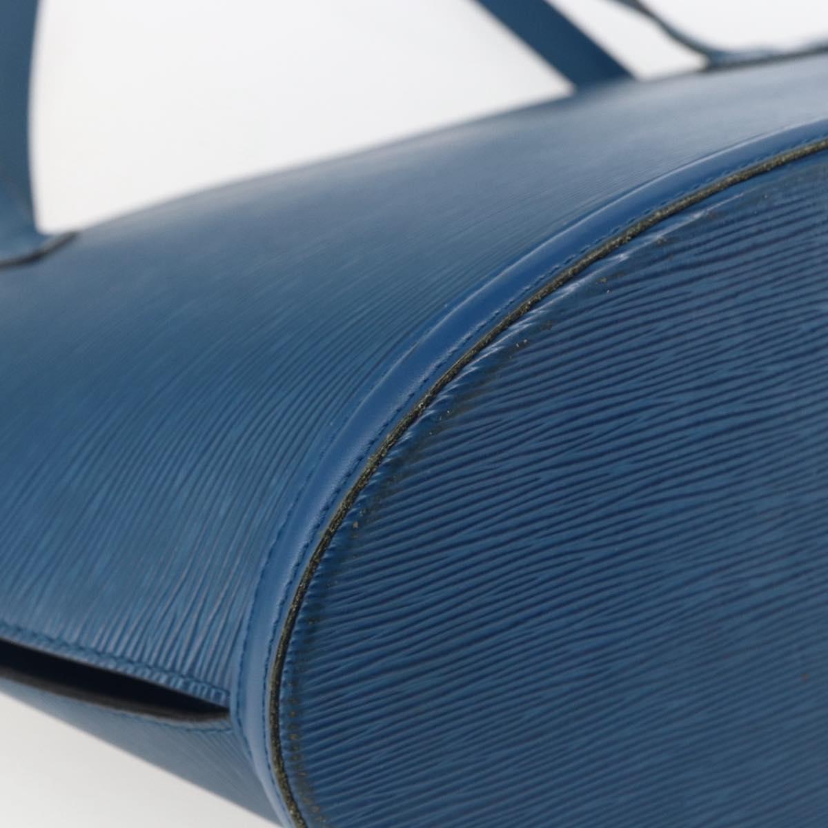 LOUIS VUITTON Epi Saint Jacques Shopping Shoulder Bag Blue M52275 LV Auth 172629