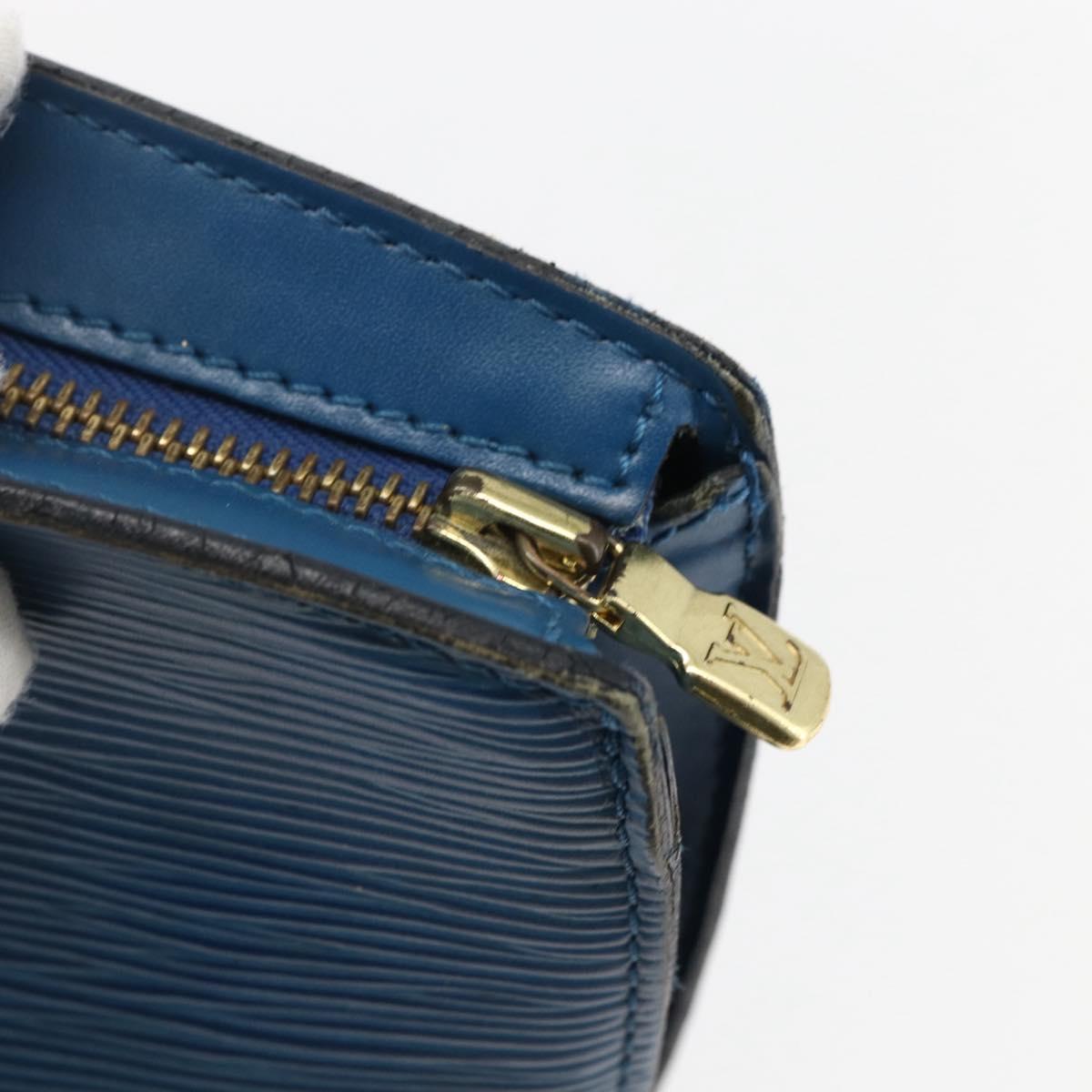 LOUIS VUITTON Epi Saint Jacques Shopping Shoulder Bag Blue M52275 LV Auth 172629