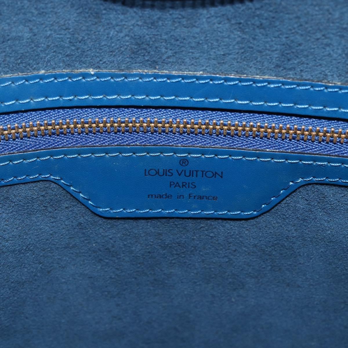 LOUIS VUITTON Epi Saint Jacques Shopping Shoulder Bag Blue M52275 LV Auth 172629