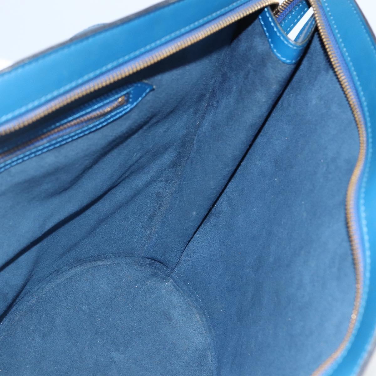 LOUIS VUITTON Epi Saint Jacques Shopping Shoulder Bag Blue M52275 LV Auth 172629