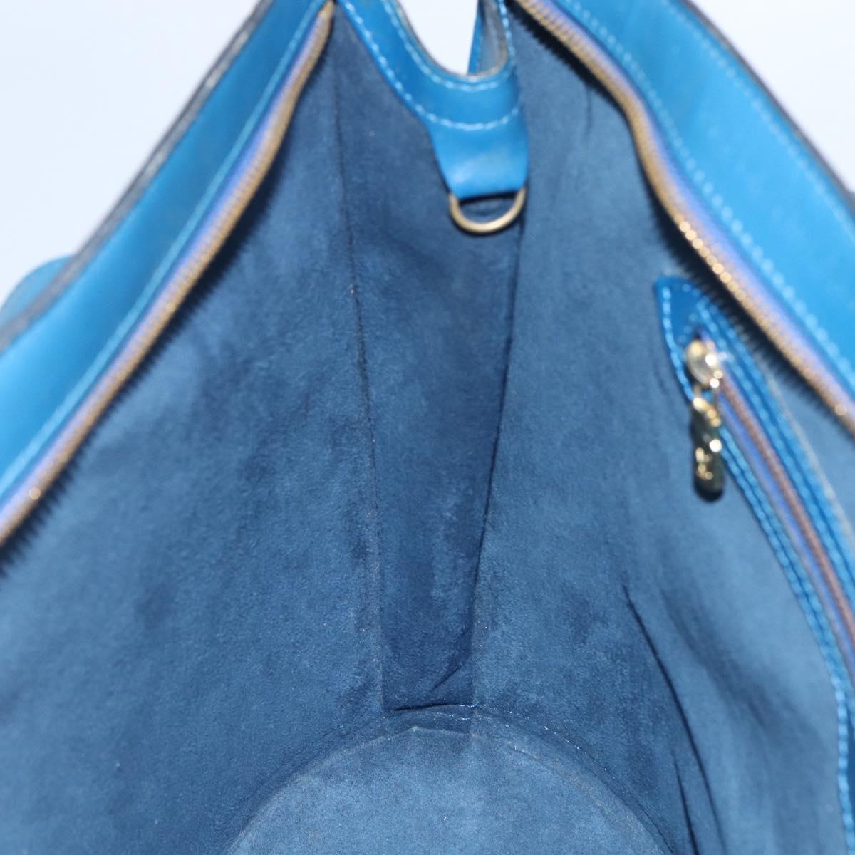 LOUIS VUITTON Epi Saint Jacques Shopping Shoulder Bag Blue M52275 LV Auth 172629