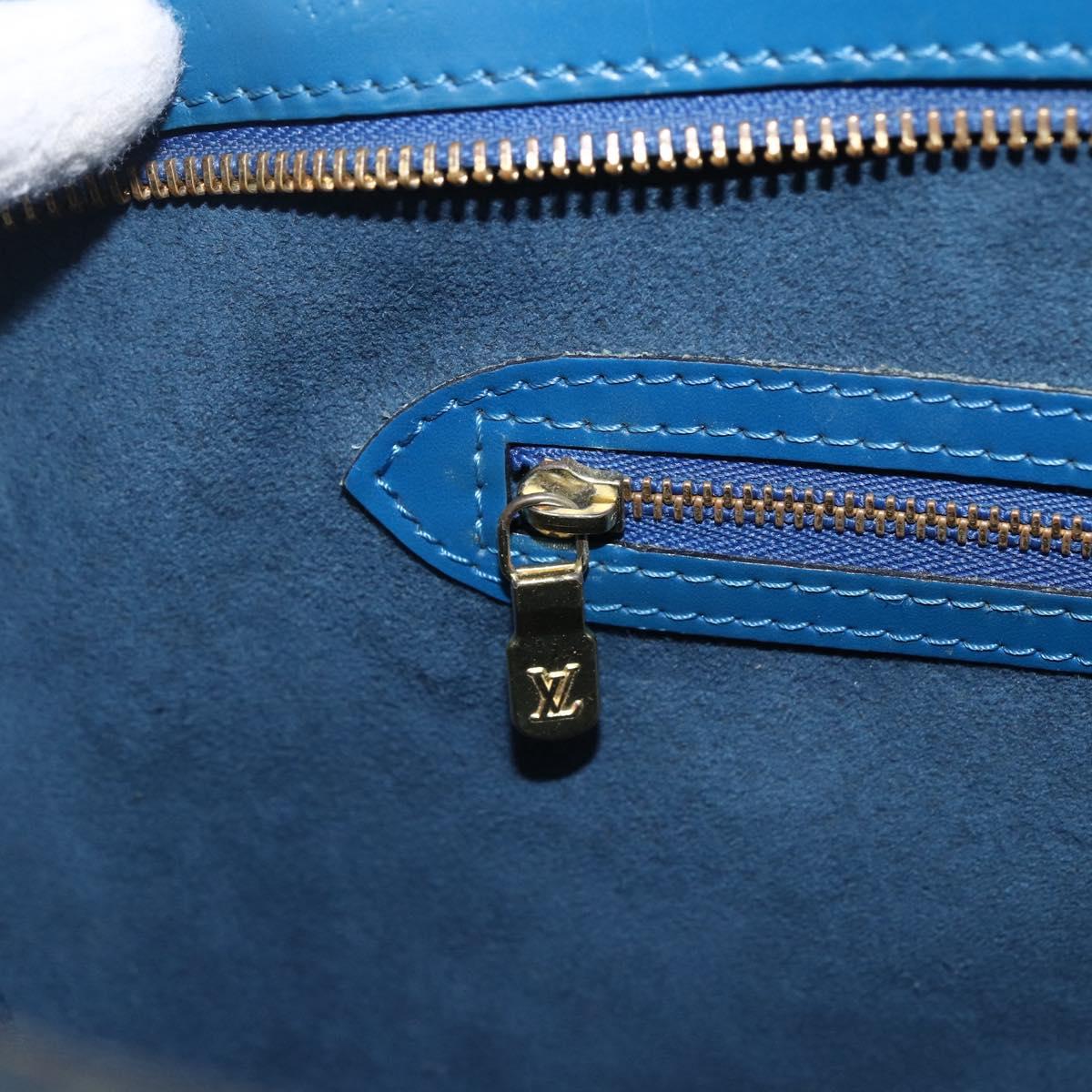 LOUIS VUITTON Epi Saint Jacques Shopping Shoulder Bag Blue M52275 LV Auth 172629