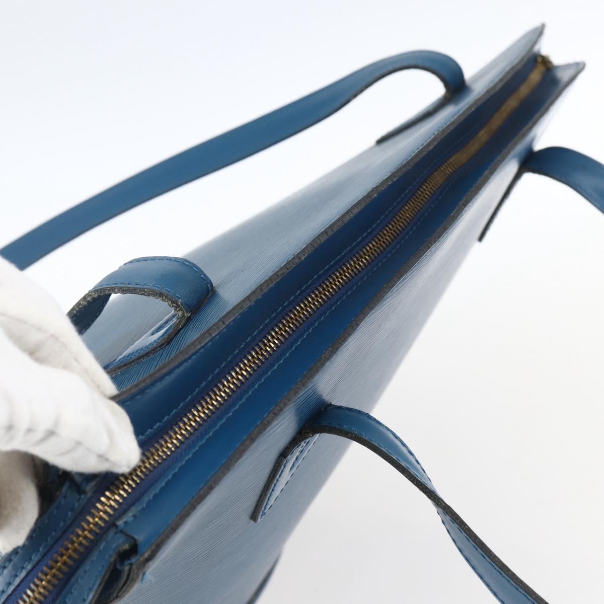 LOUIS VUITTON Epi Saint Jacques Shopping Shoulder Bag Blue M52275 LV Auth 172629