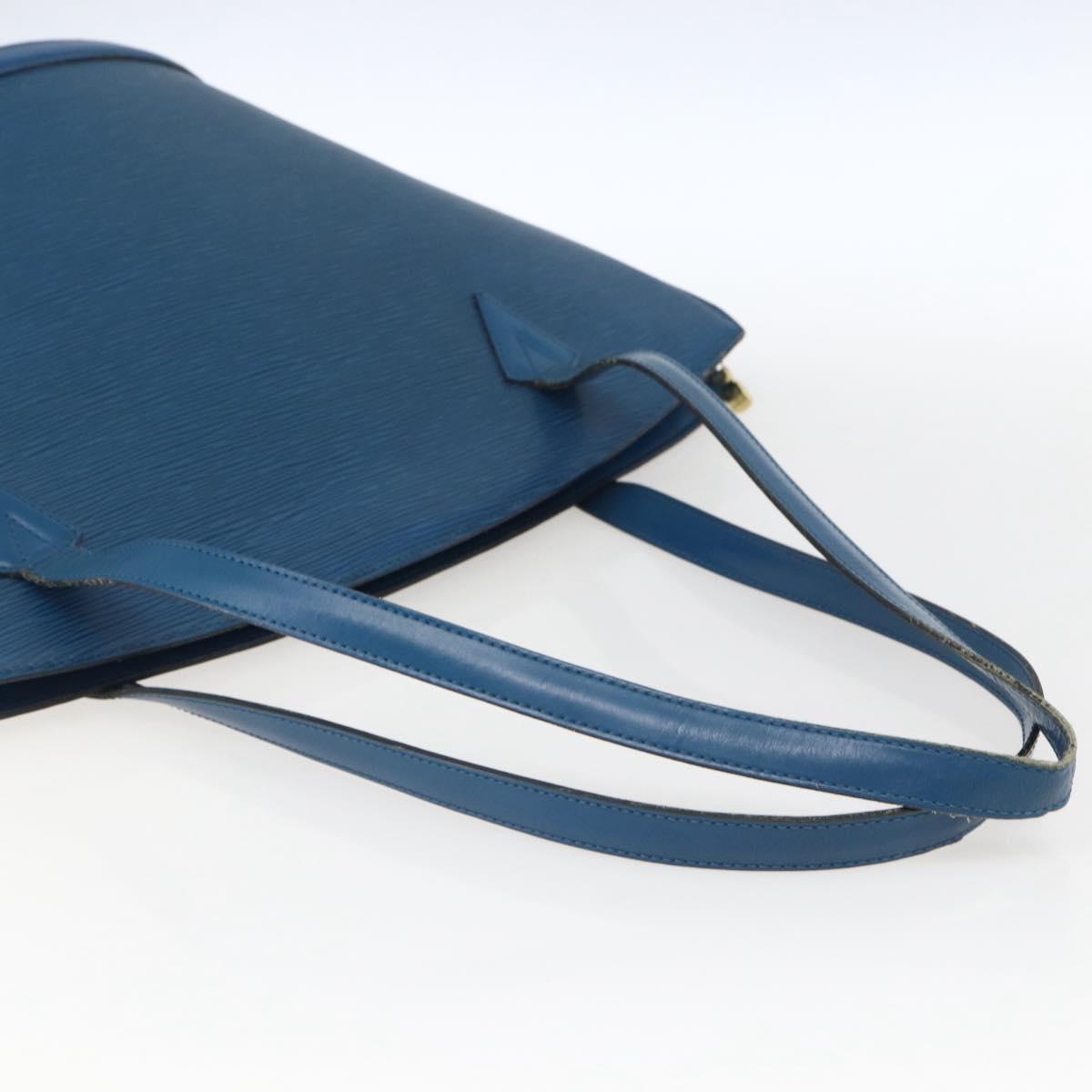 LOUIS VUITTON Epi Saint Jacques Shopping Shoulder Bag Blue M52275 LV Auth 172629