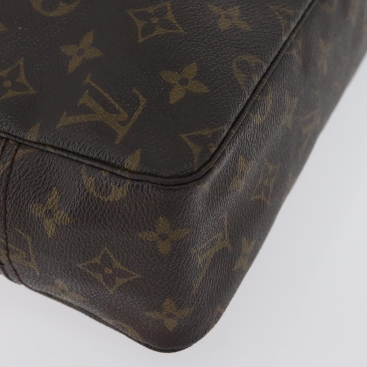 LOUIS VUITTON Monogram Trousse Toilette 28 Clutch Bag M47522 LV Auth 172655