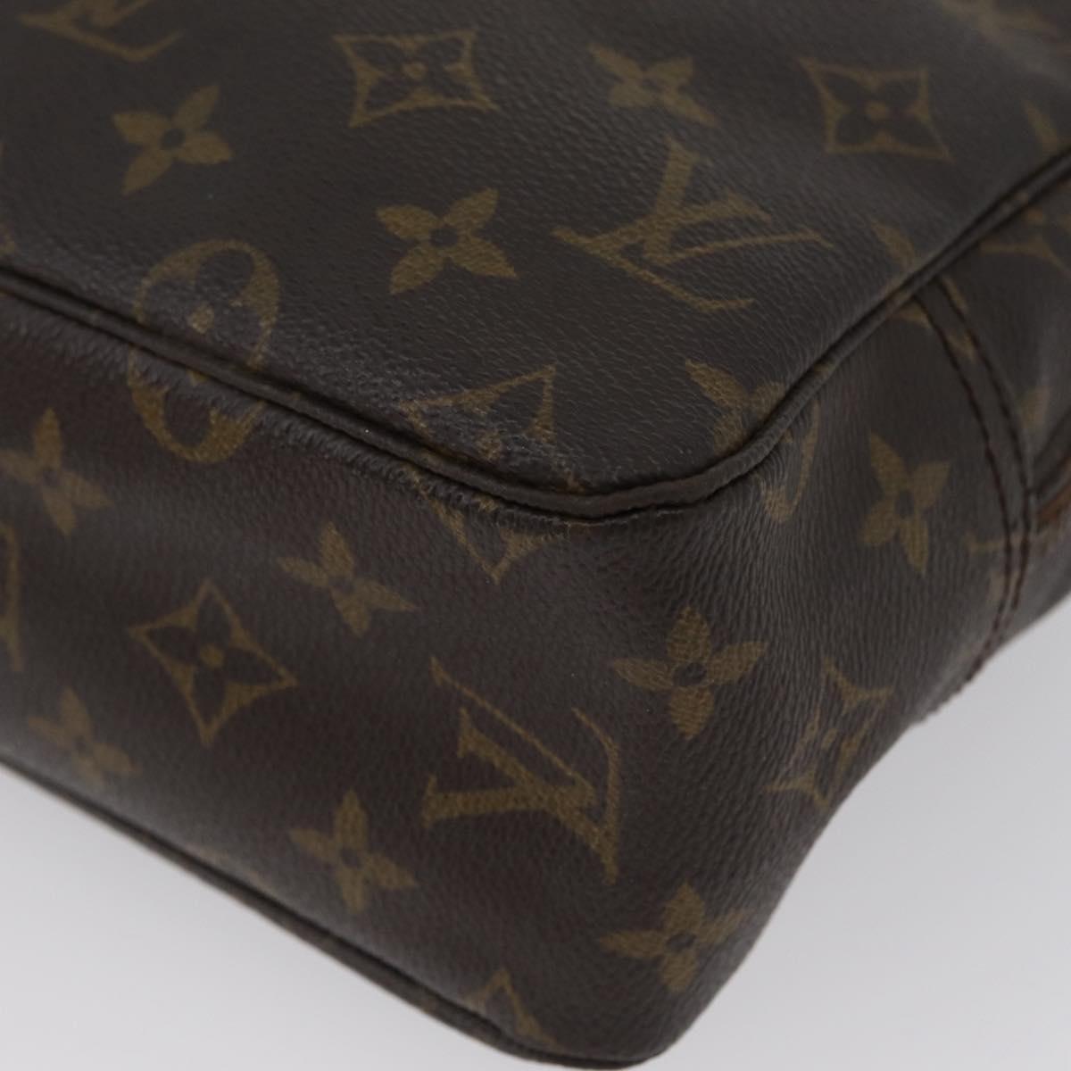 LOUIS VUITTON Monogram Trousse Toilette 28 Clutch Bag M47522 LV Auth 172655