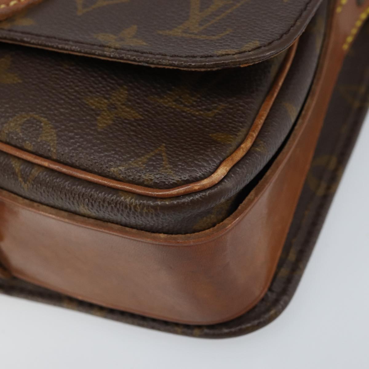LOUIS VUITTON Monogram Cartouchiere MM Shoulder Bag M51253 LV Auth 172656