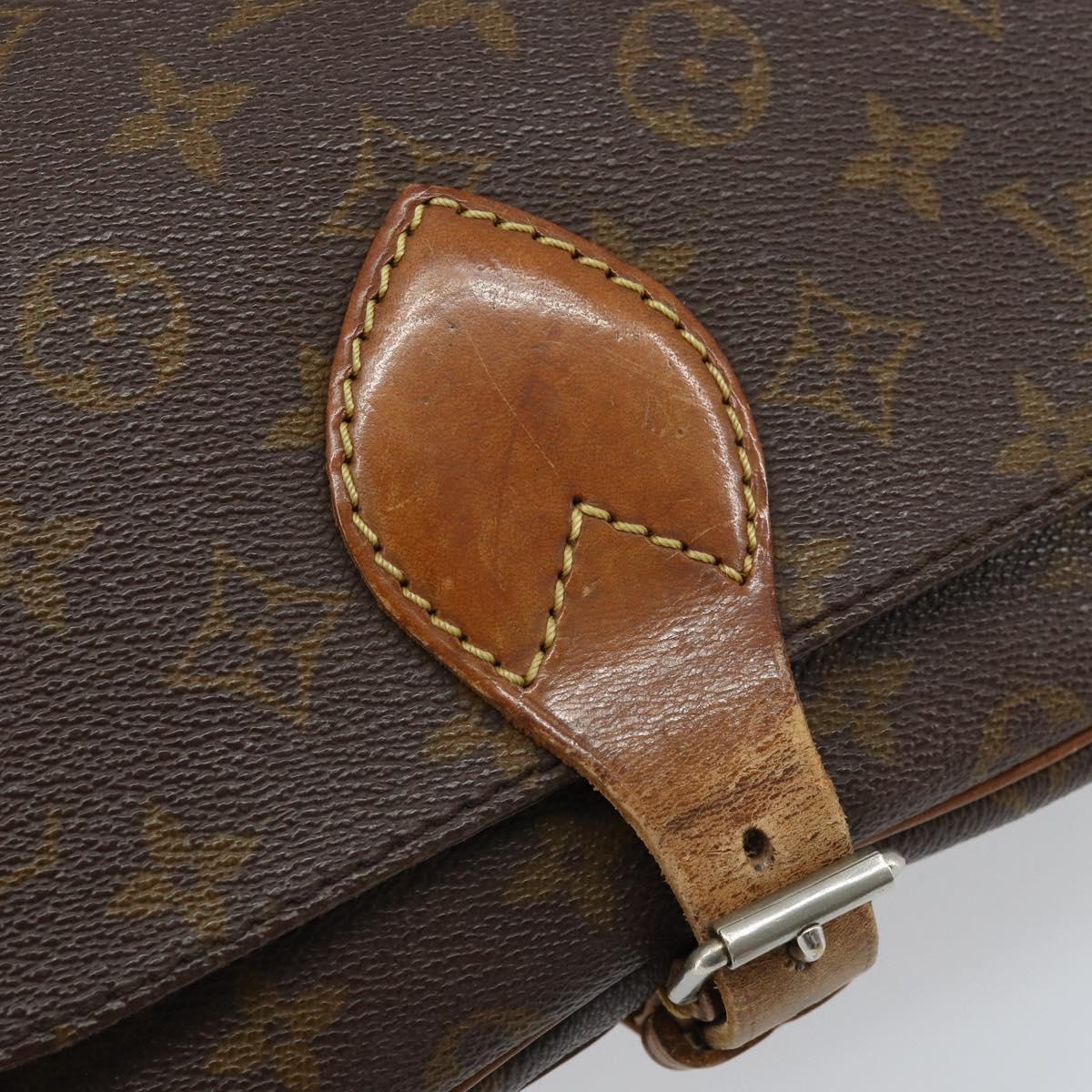LOUIS VUITTON Monogram Cartouchiere MM Shoulder Bag M51253 LV Auth 172656