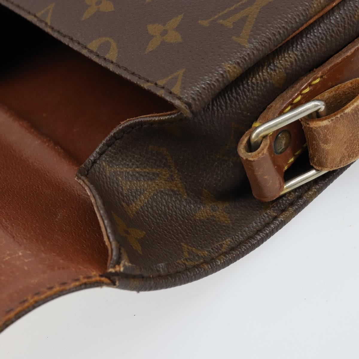 LOUIS VUITTON Monogram Cartouchiere MM Shoulder Bag M51253 LV Auth 172656