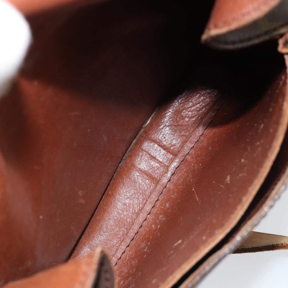LOUIS VUITTON Monogram Cartouchiere MM Shoulder Bag M51253 LV Auth 172656