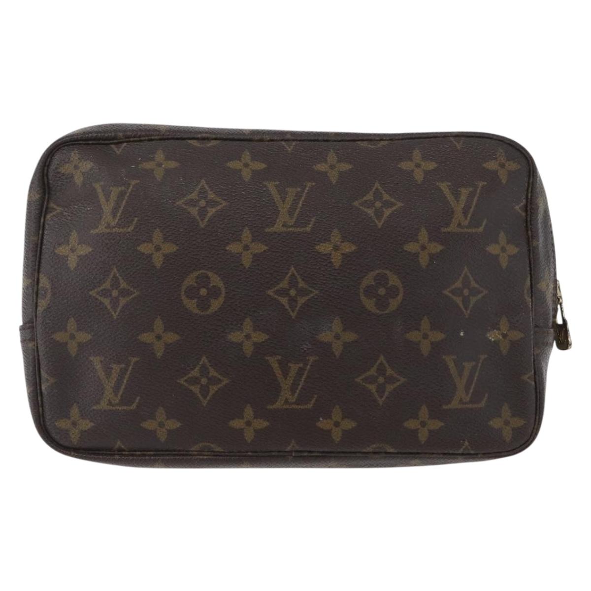 LOUIS VUITTON Monogram Trousse Toilette 23 Clutch Bag M47524 LV Auth 172657