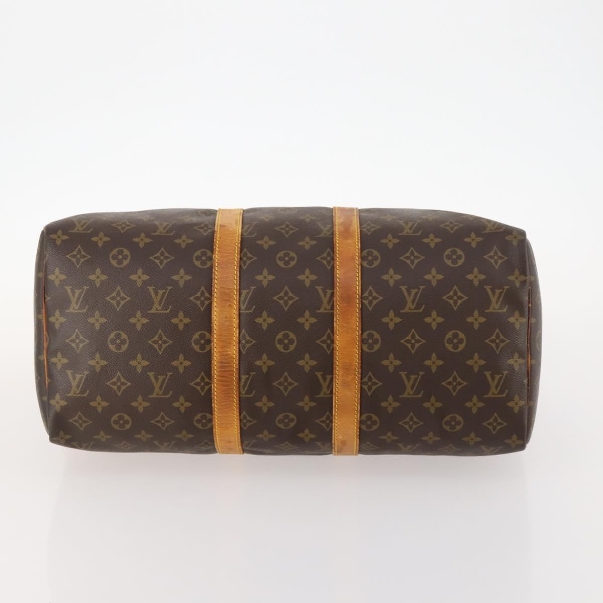 LOUIS VUITTON Monogram Keepall 45 Boston Bag M41428 LV Auth 172659