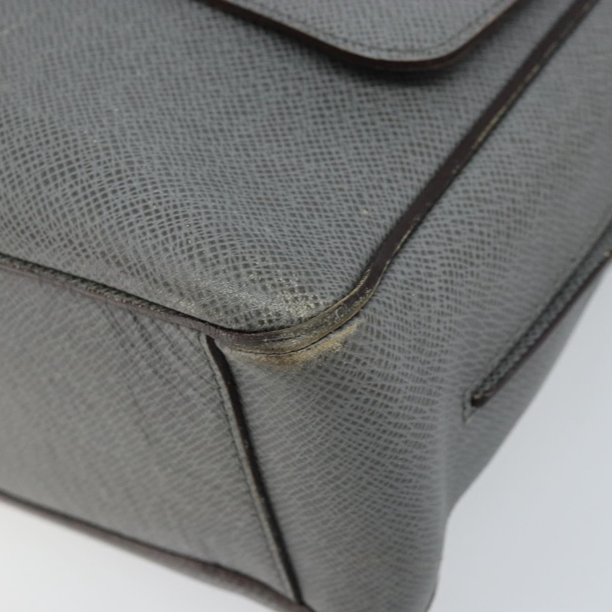 LOUIS VUITTON Taiga Roman MM Shoulder Bag Gray Gracie M32623 LV Auth 172661