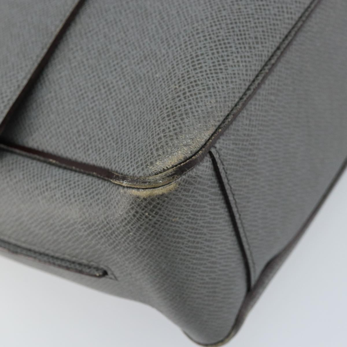 LOUIS VUITTON Taiga Roman MM Shoulder Bag Gray Gracie M32623 LV Auth 172661