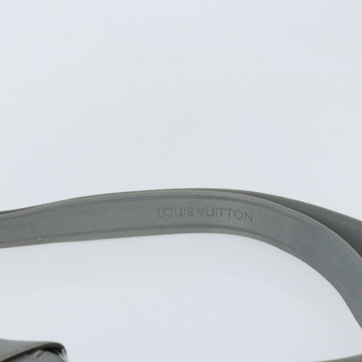 LOUIS VUITTON Taiga Roman MM Shoulder Bag Gray Gracie M32623 LV Auth 172661