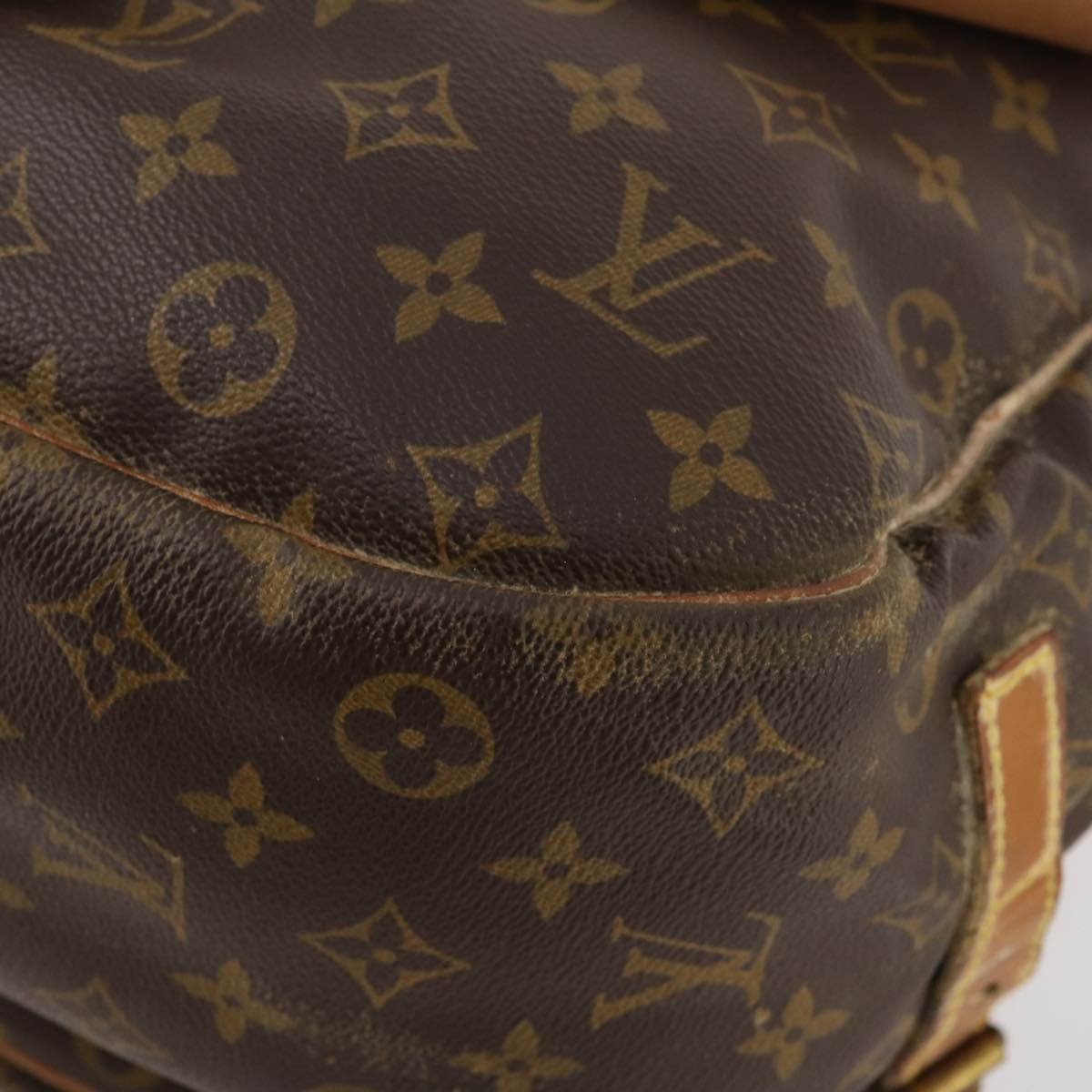 LOUIS VUITTON Monogram Saumur 35 Shoulder Bag M42254 LV Auth 172676
