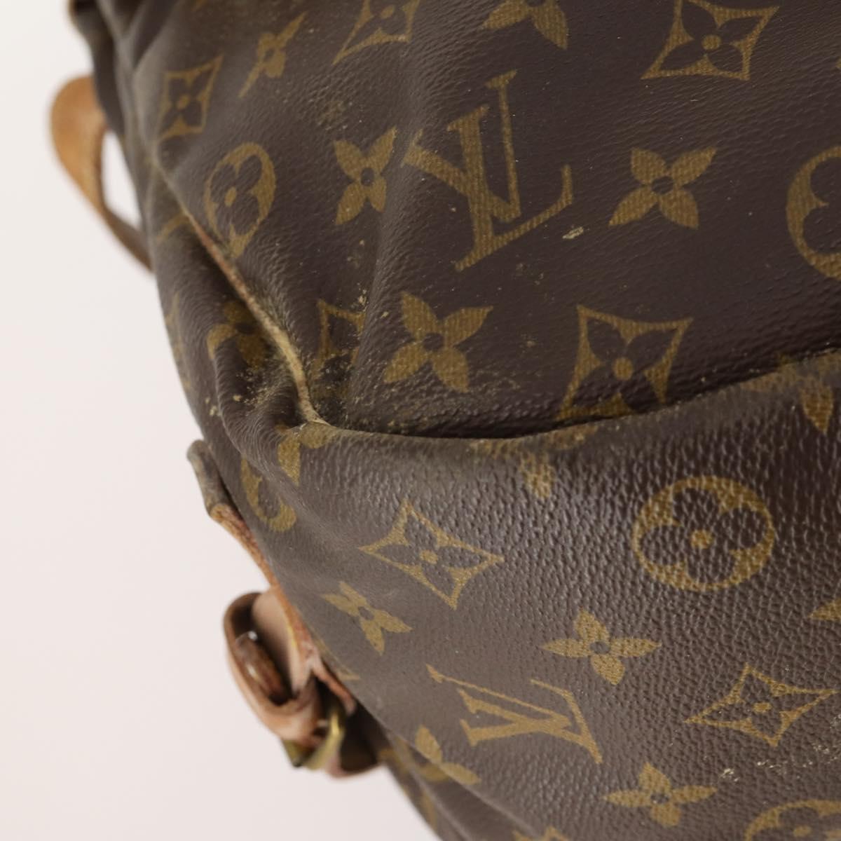 LOUIS VUITTON Monogram Saumur 35 Shoulder Bag M42254 LV Auth 172676