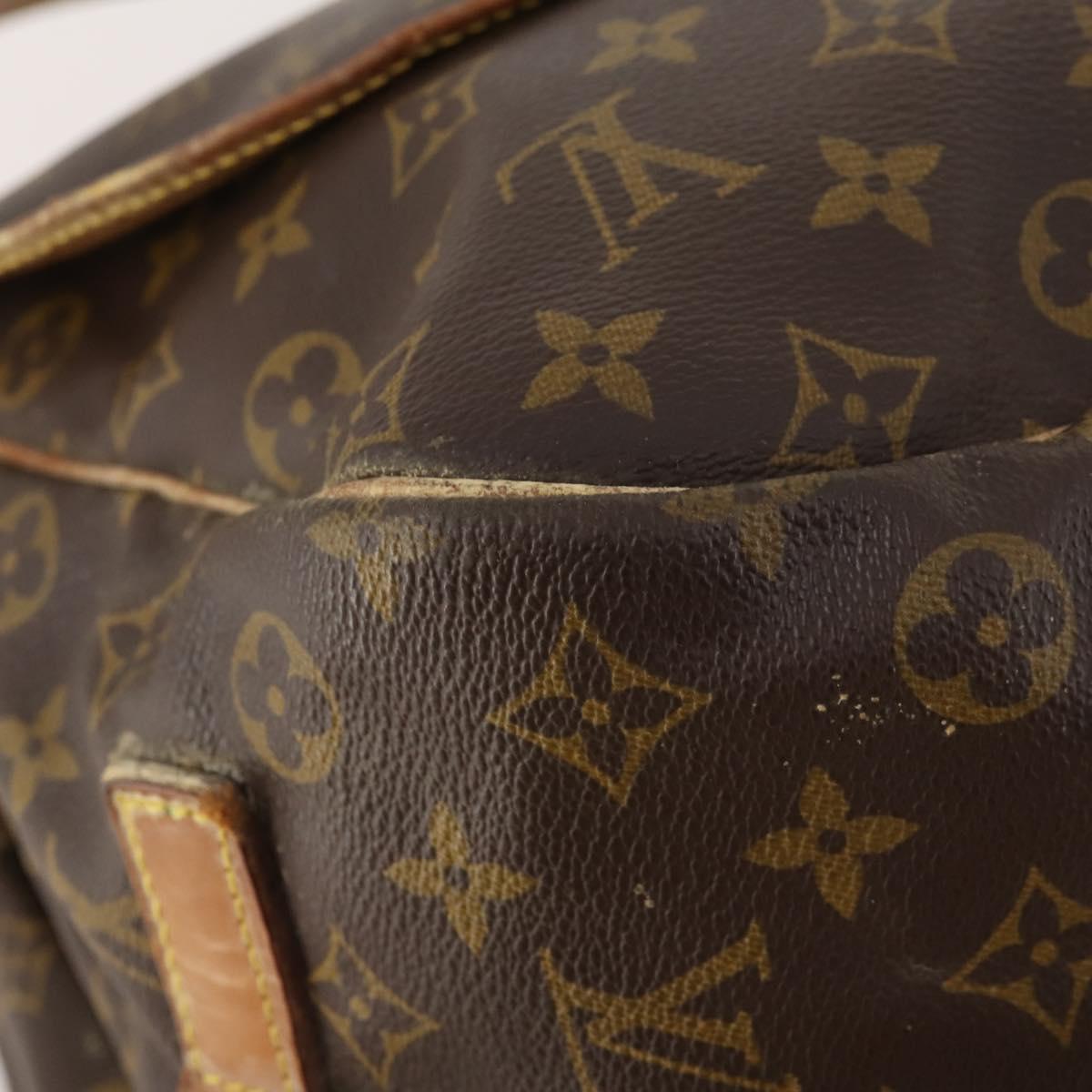 LOUIS VUITTON Monogram Saumur 35 Shoulder Bag M42254 LV Auth 172676