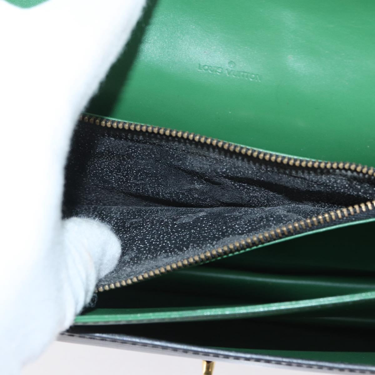 LOUIS VUITTON Epi Free Run Shoulder Bag Black M52402 LV Auth 172698