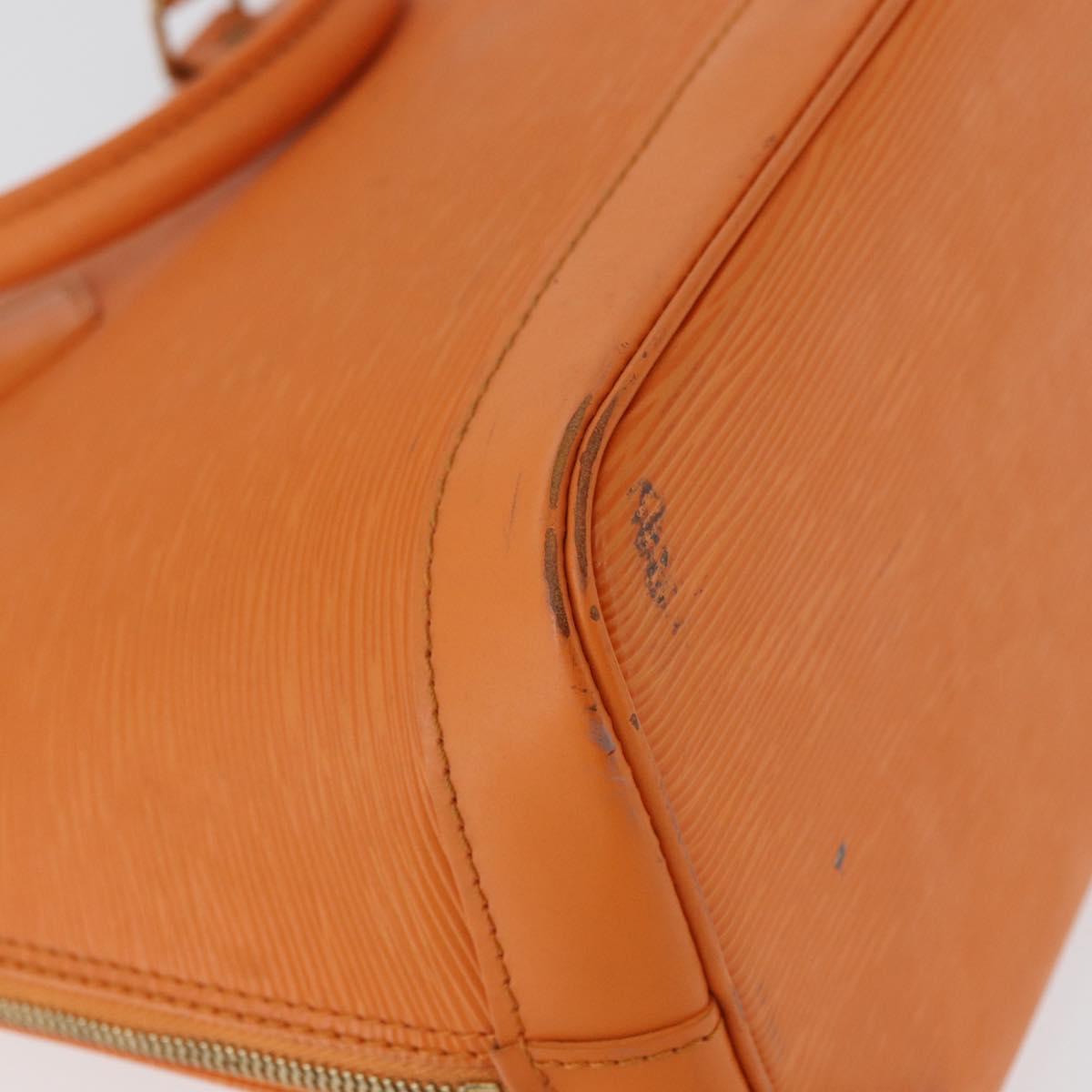 LOUIS VUITTON Epi Alma Hand Bag Orange Mandarin M5214H LV Auth 172701