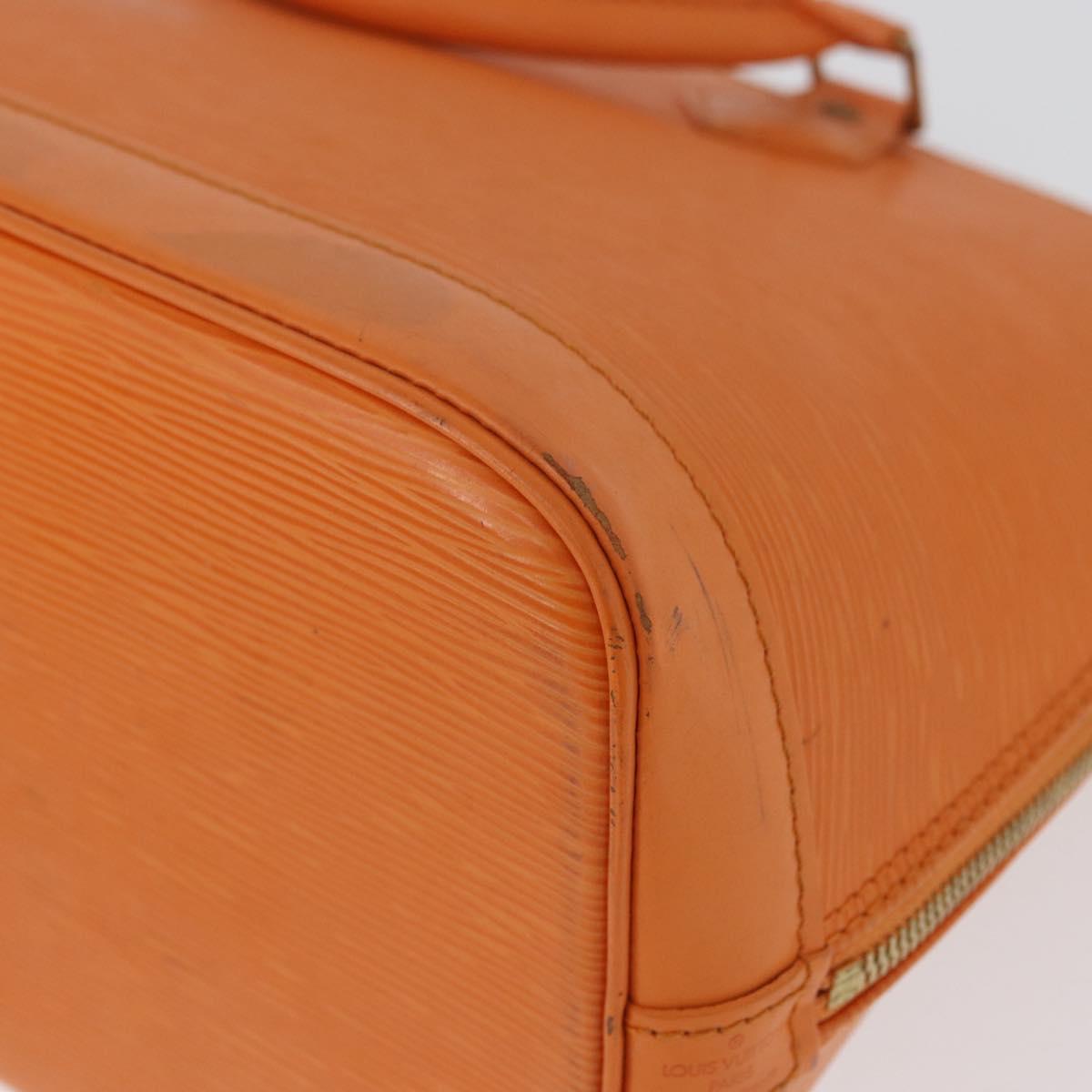 LOUIS VUITTON Epi Alma Hand Bag Orange Mandarin M5214H LV Auth 172701