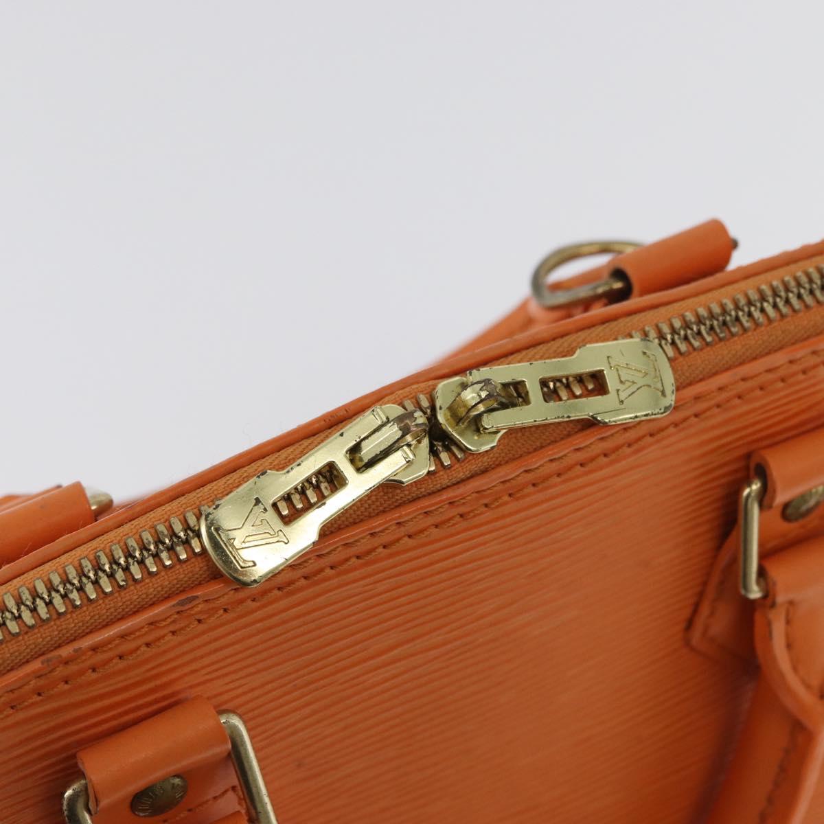 LOUIS VUITTON Epi Alma Hand Bag Orange Mandarin M5214H LV Auth 172701