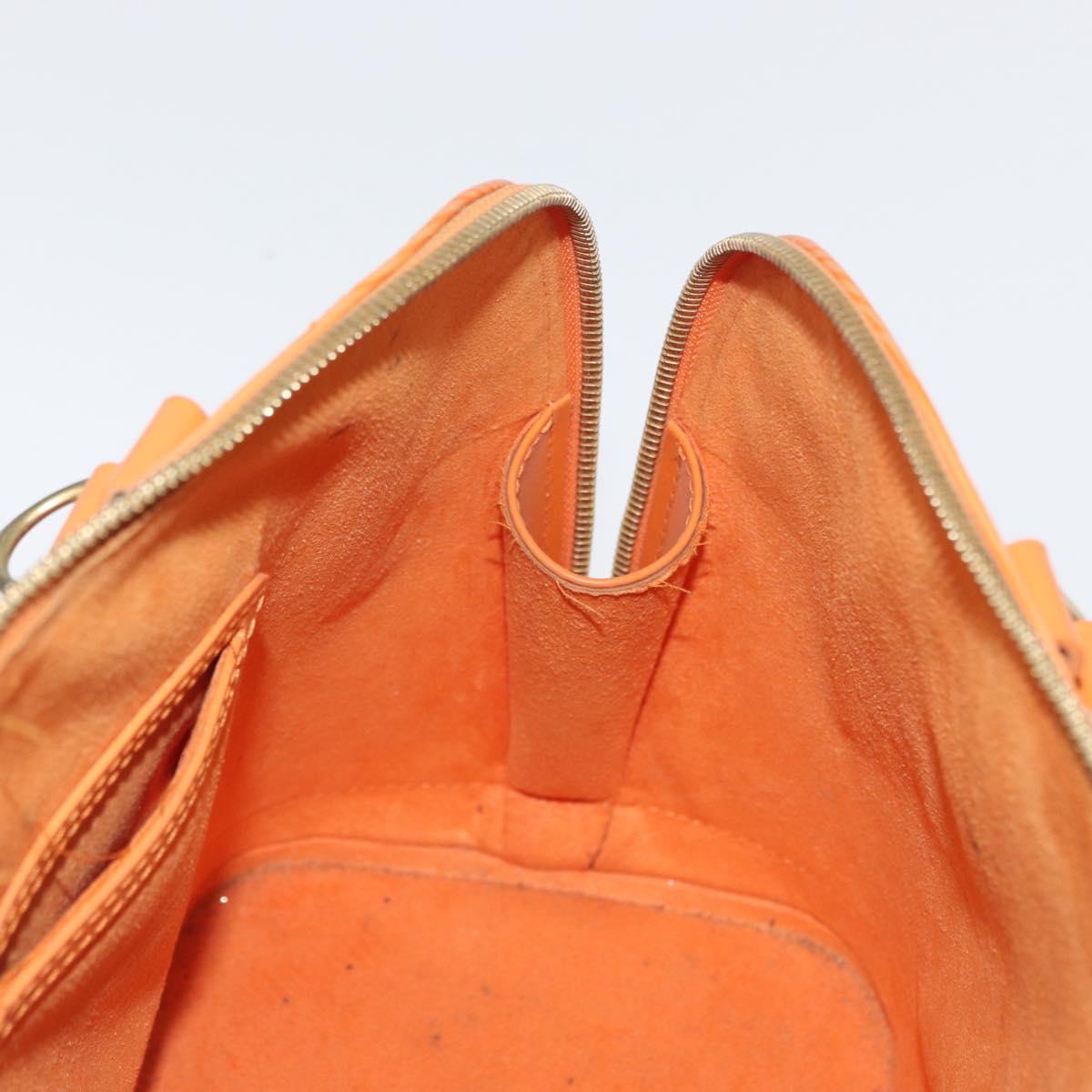 LOUIS VUITTON Epi Alma Hand Bag Orange Mandarin M5214H LV Auth 172701