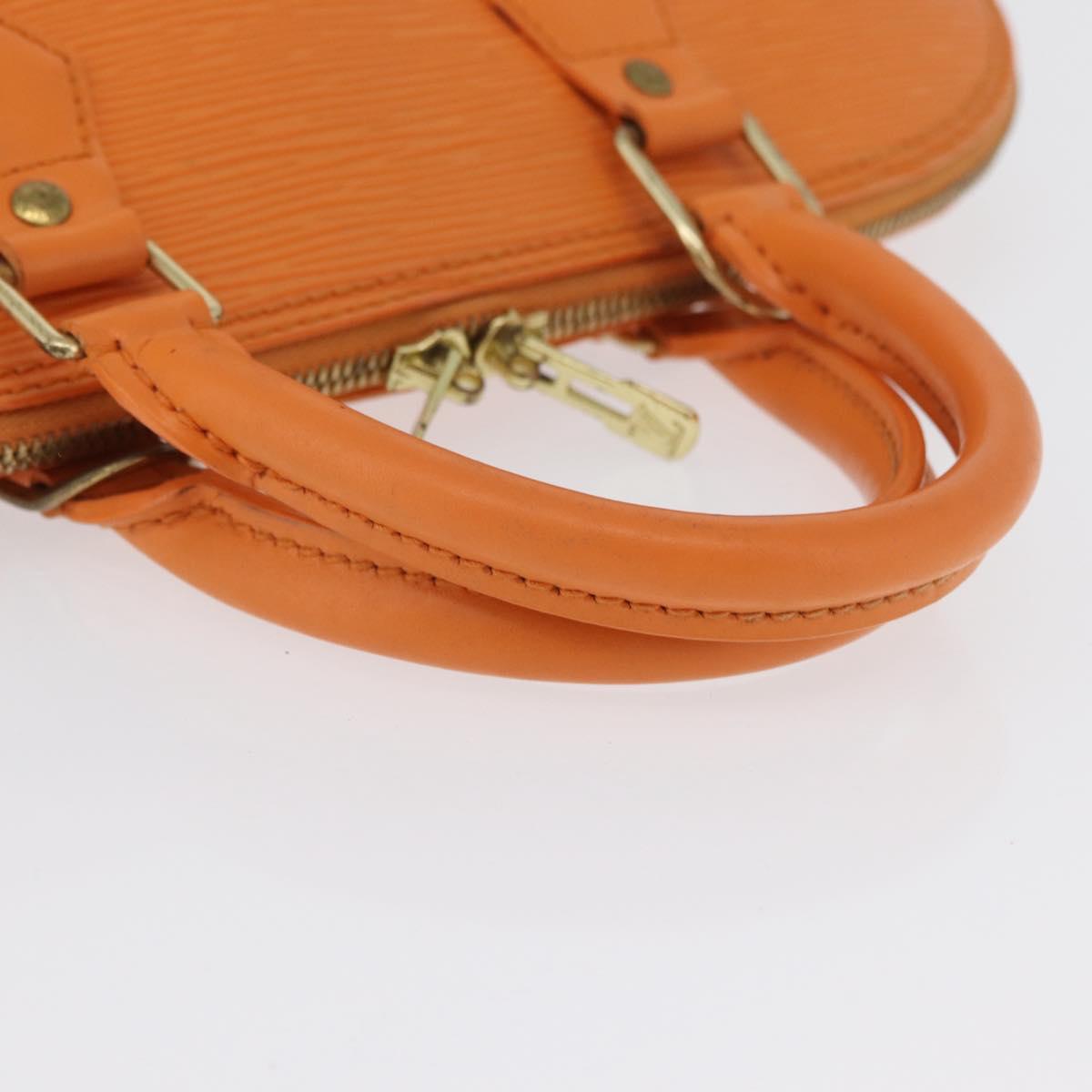 LOUIS VUITTON Epi Alma Hand Bag Orange Mandarin M5214H LV Auth 172701