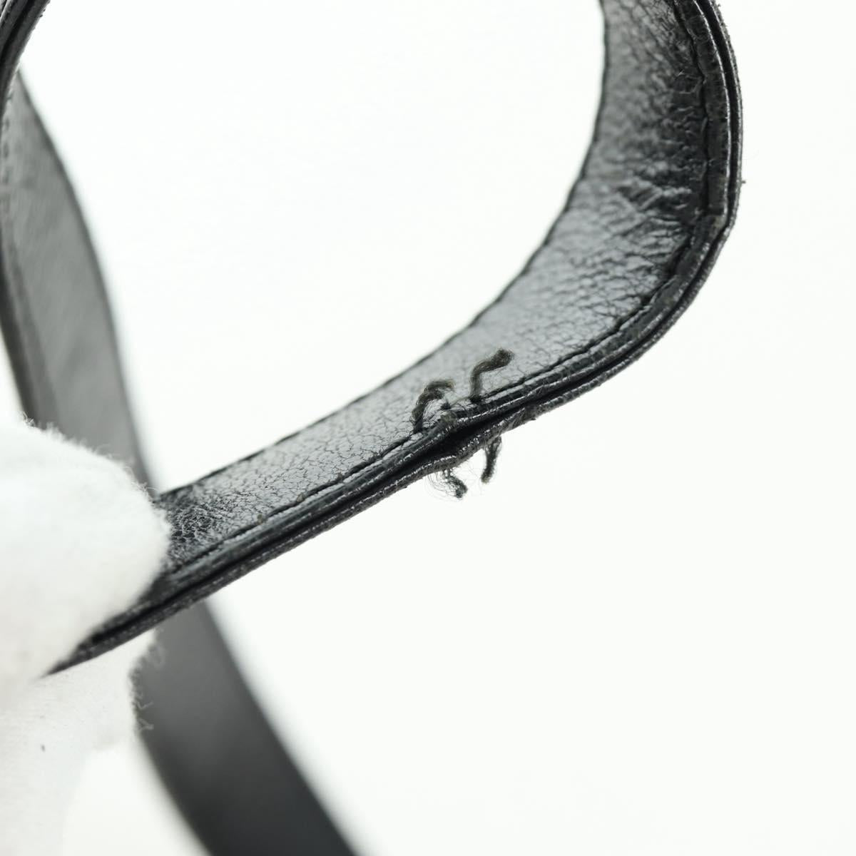 FENDI Mamma Baguette Shoulder Bag Suede Black Gold Auth 172703A