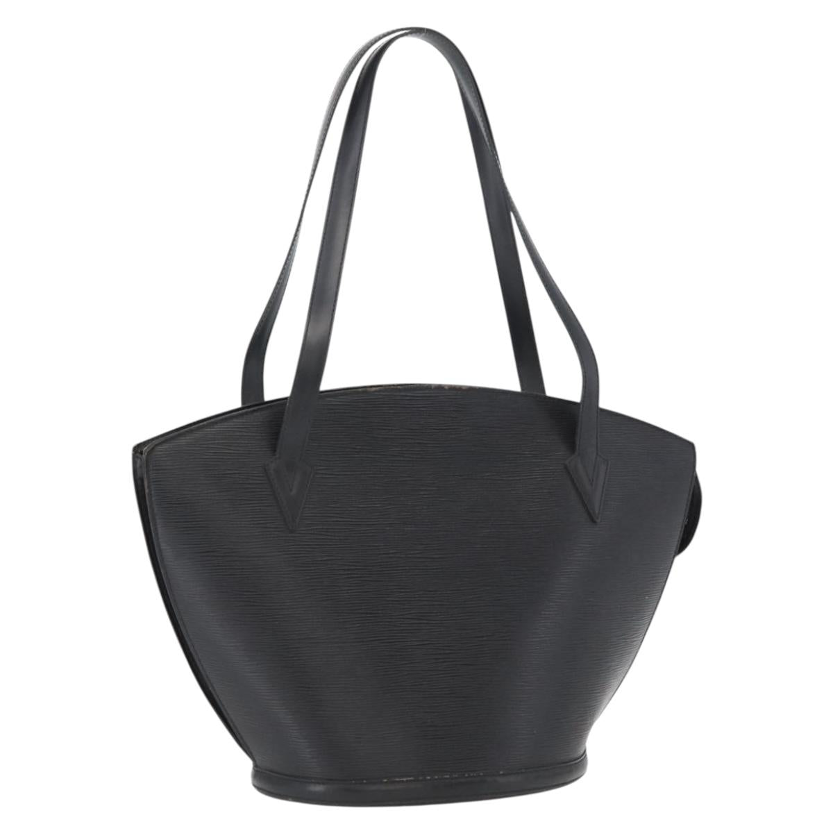 LOUIS VUITTON Epi Saint Jacques Shopping Bag Black M52262 LV Auth 172714