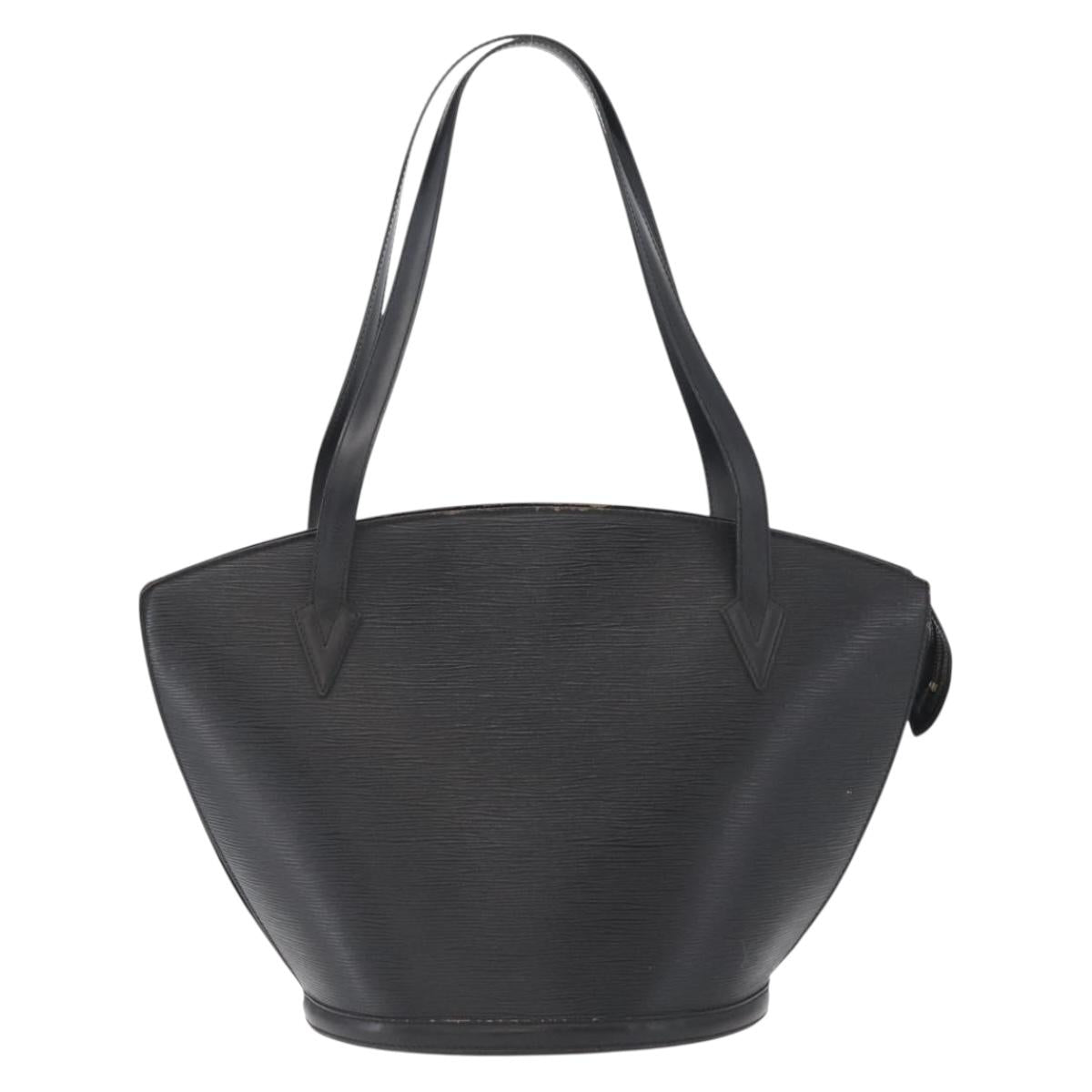 LOUIS VUITTON Epi Saint Jacques Shopping Bag Black M52262 LV Auth 172714