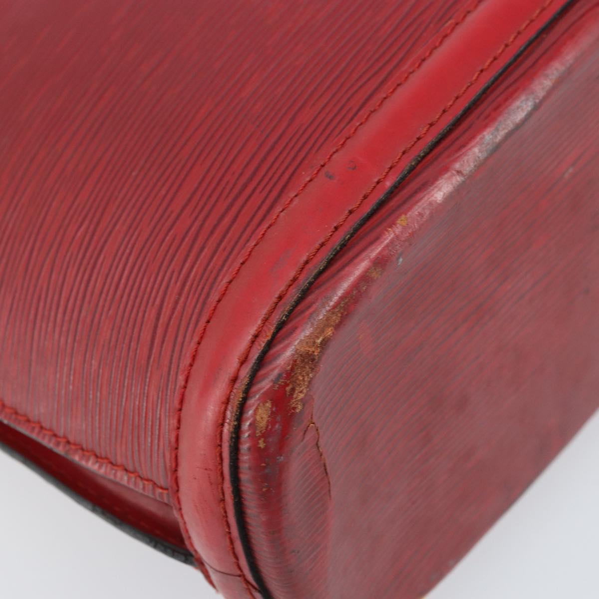 LOUIS VUITTON Epi Lussac Shoulder Bag Red M52287 LV Auth 172737