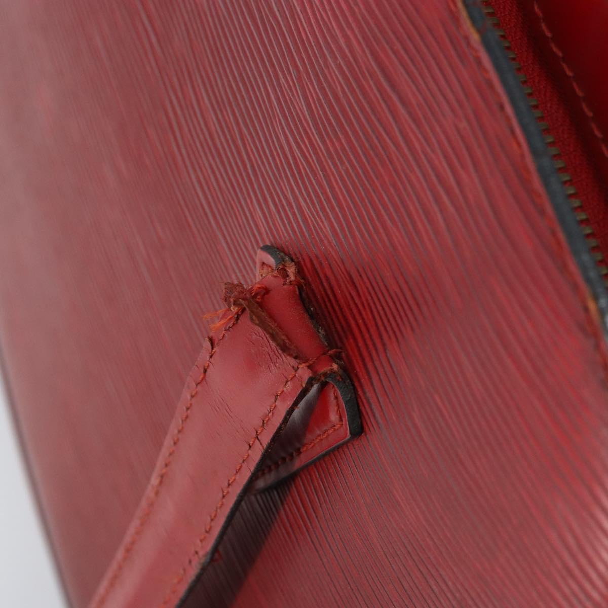 LOUIS VUITTON Epi Lussac Shoulder Bag Red M52287 LV Auth 172737