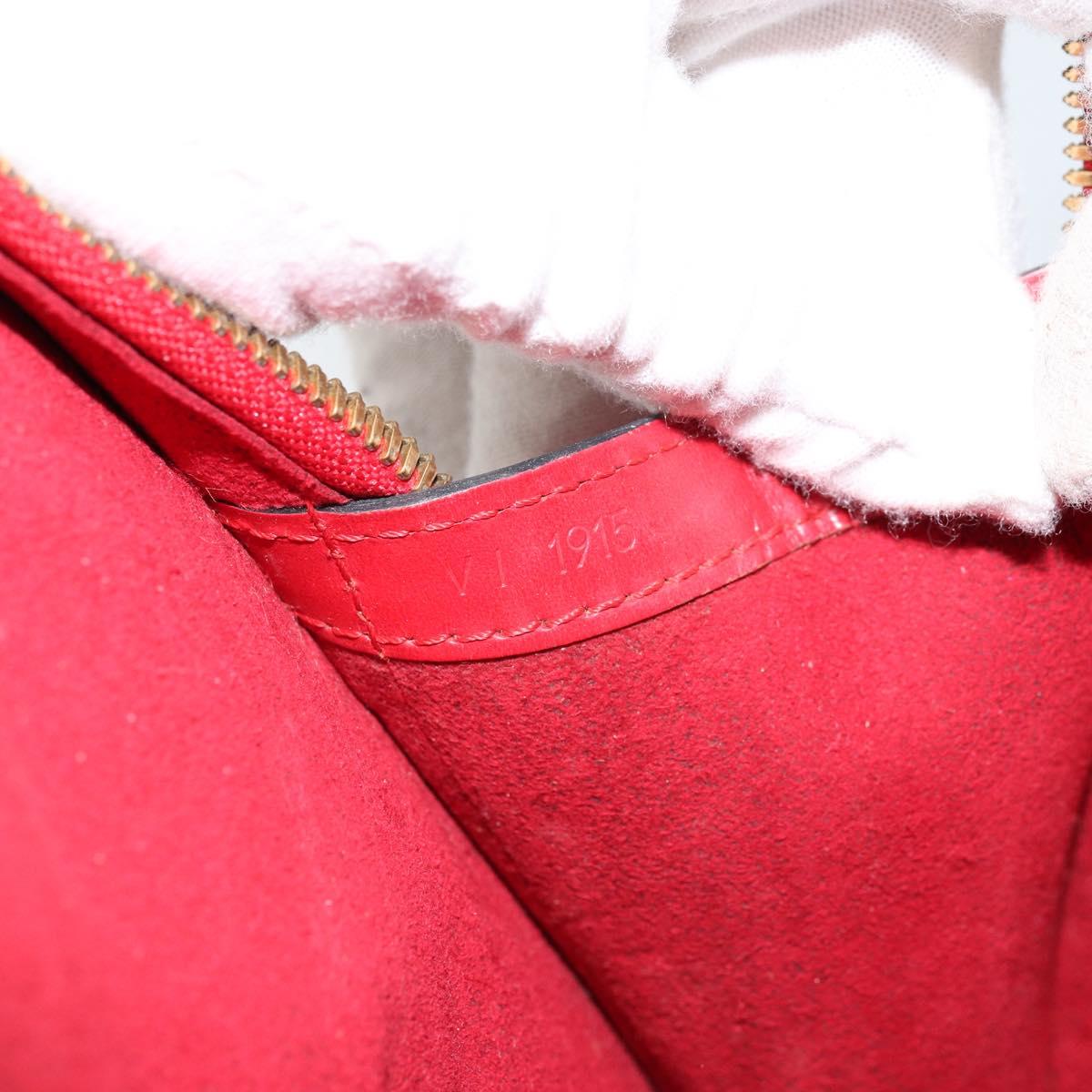 LOUIS VUITTON Epi Lussac Shoulder Bag Red M52287 LV Auth 172737