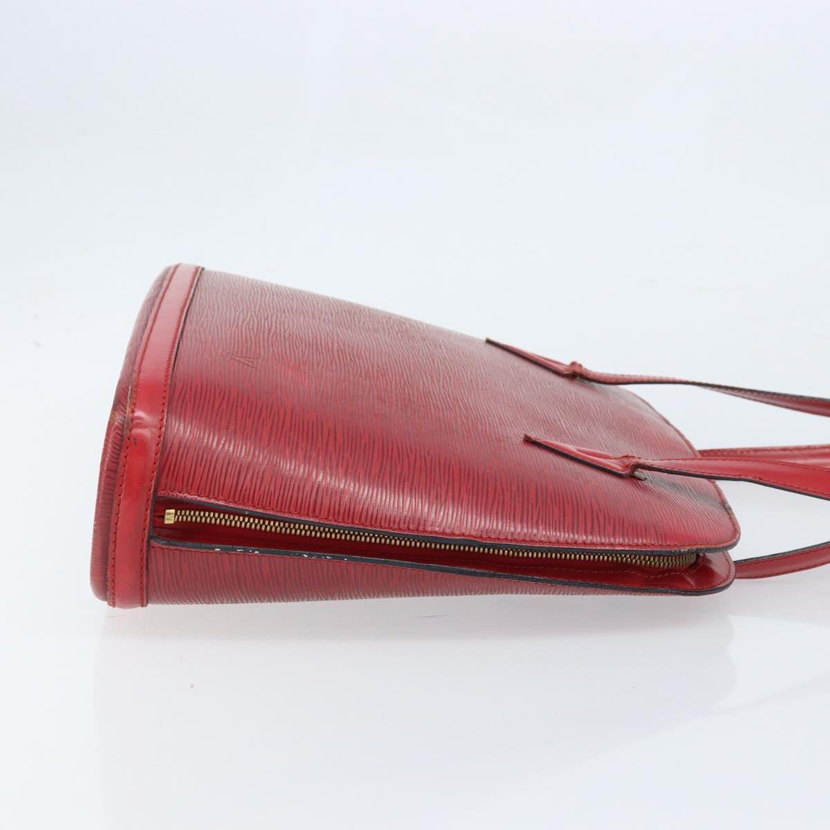 LOUIS VUITTON Epi Lussac Shoulder Bag Red M52287 LV Auth 172737