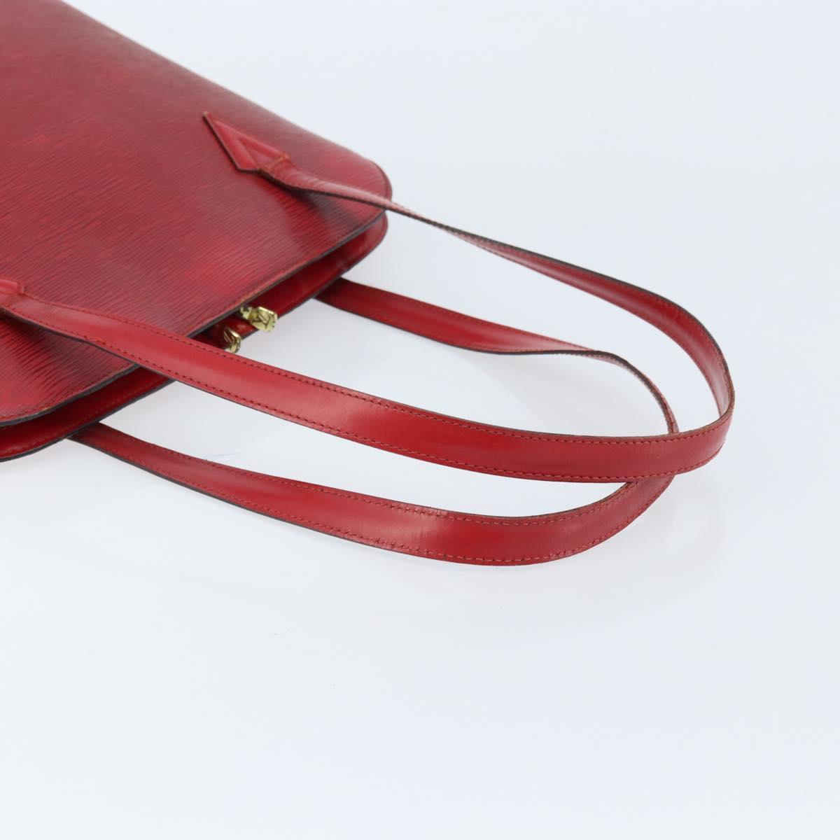 LOUIS VUITTON Epi Lussac Shoulder Bag Red M52287 LV Auth 172737