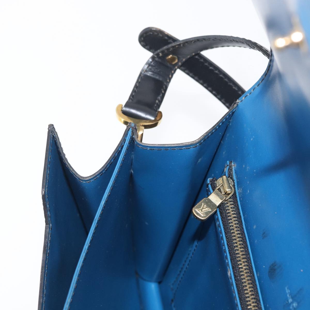 LOUIS VUITTON Epi Osh Shoulder Bag Black Blue M52445 LV Auth 172755