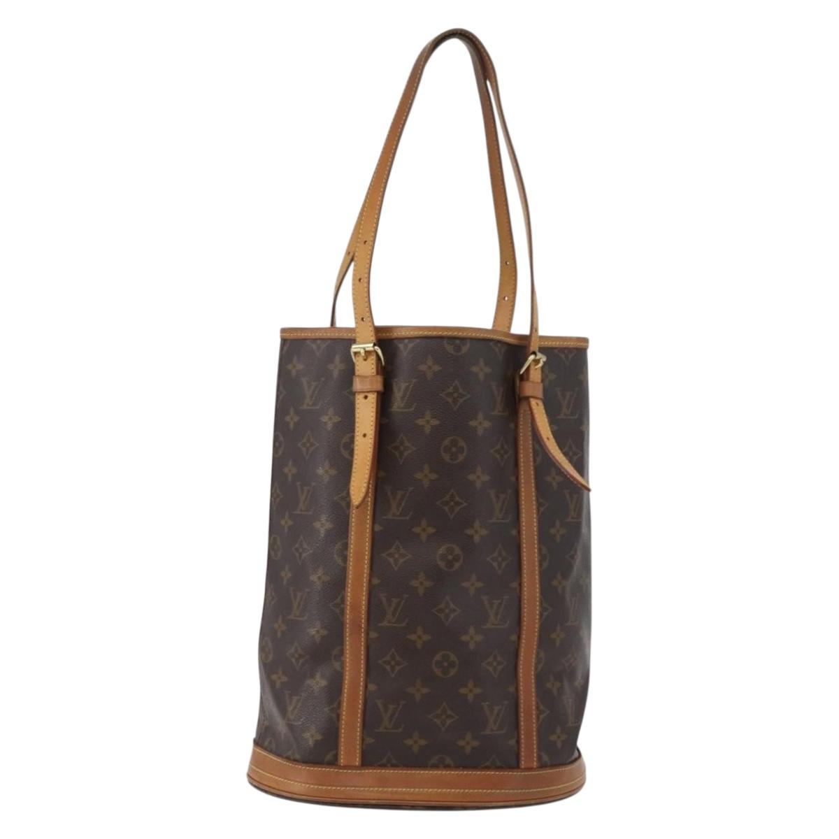 LOUIS VUITTON Monogram Bucket GM Shoulder Bag M42236 LV Auth 172758
