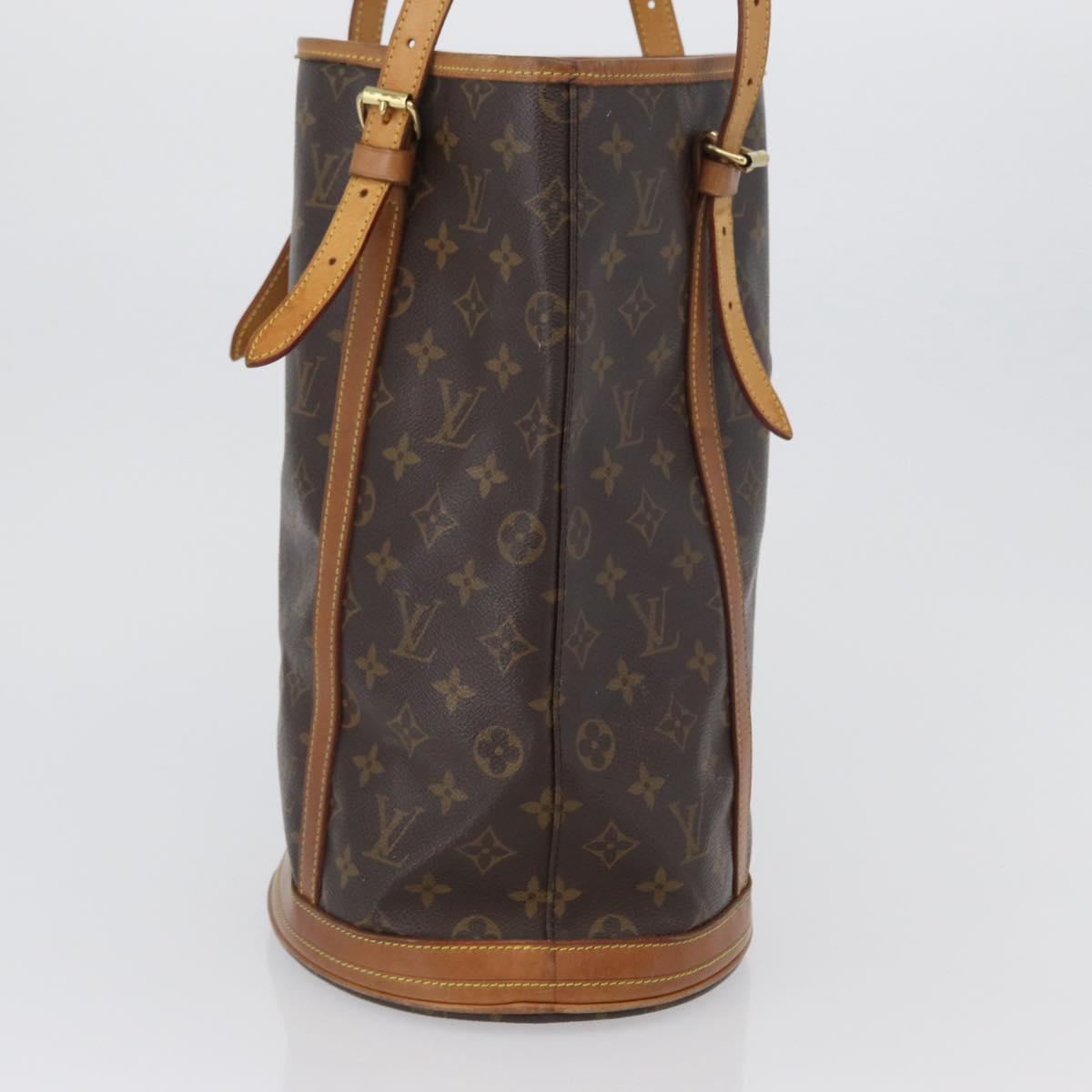 LOUIS VUITTON Monogram Bucket GM Shoulder Bag M42236 LV Auth 172758