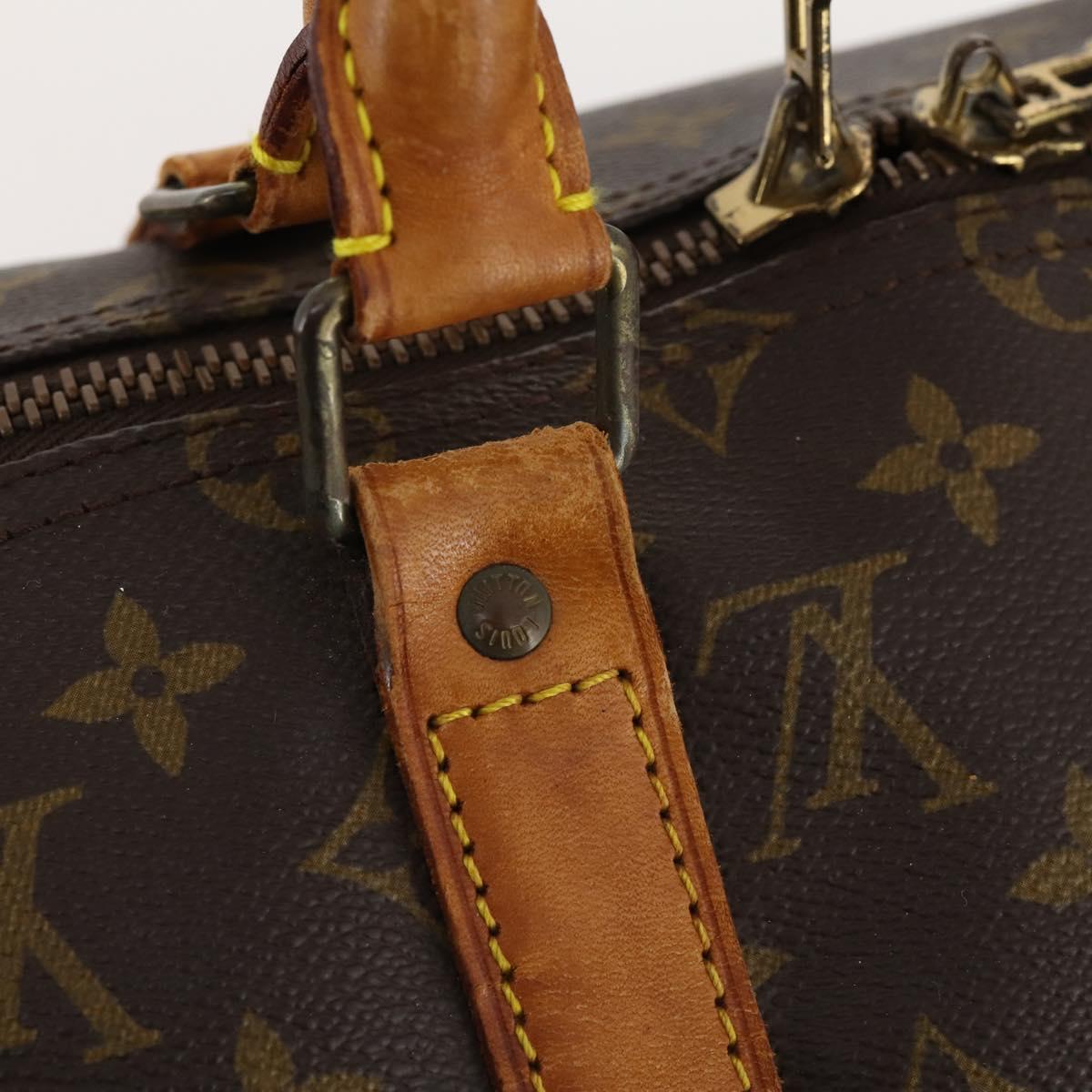 LOUIS VUITTON Monogram Keepall 50 Boston Bag M41426 LV Auth 172759