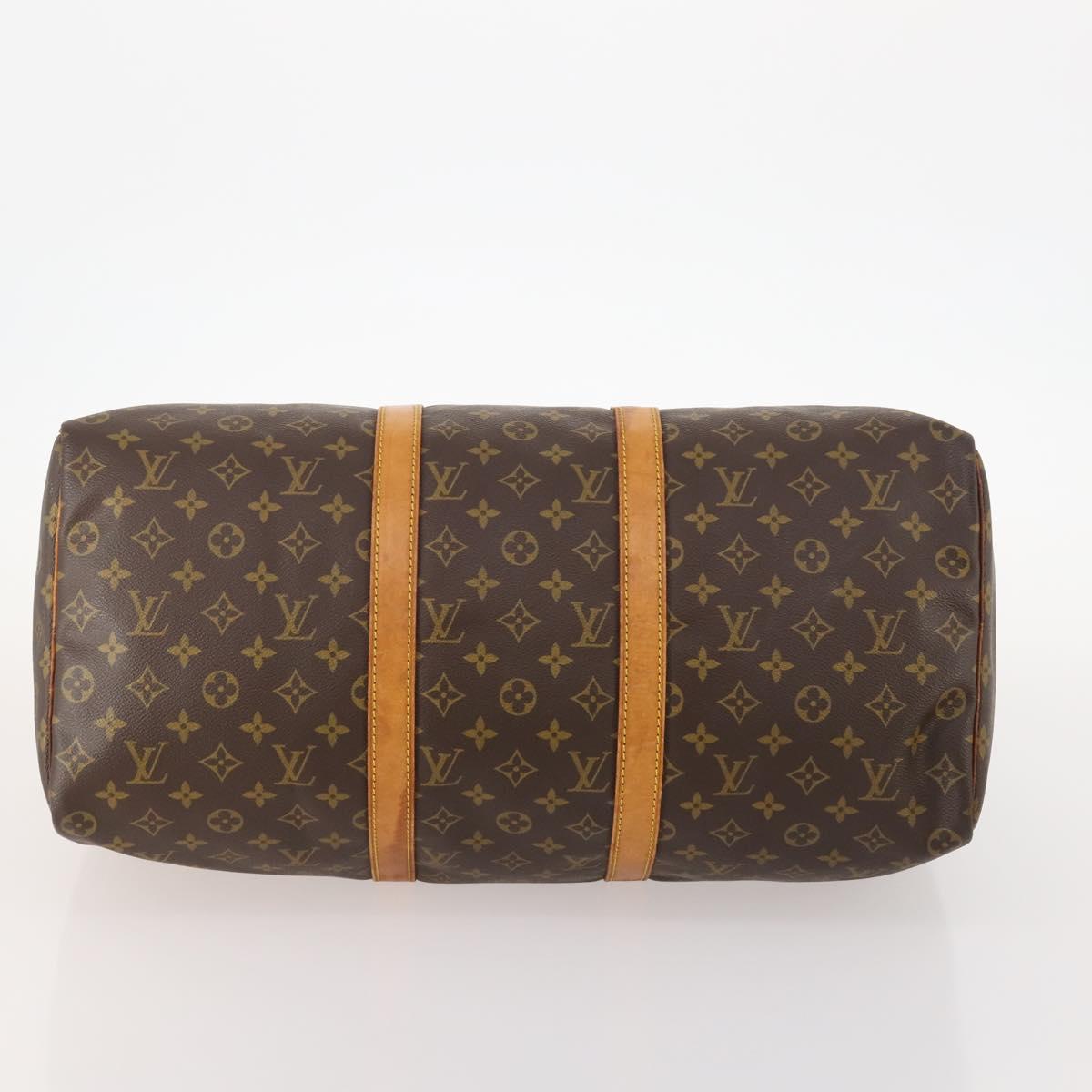 LOUIS VUITTON Monogram Keepall 50 Boston Bag M41426 LV Auth 172759