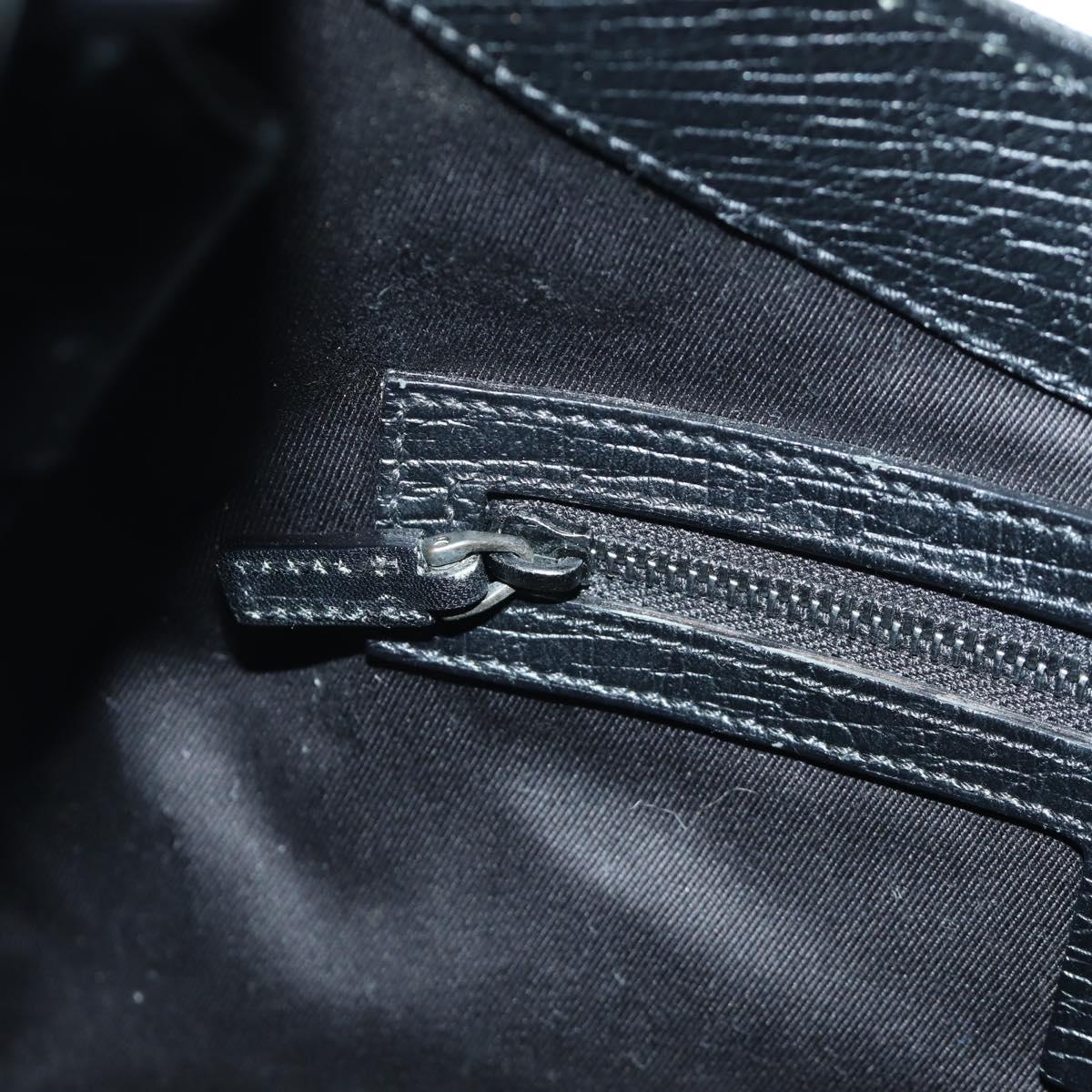 GUCCI GG Canvas Hand Bag Black 106495 Auth 172765V