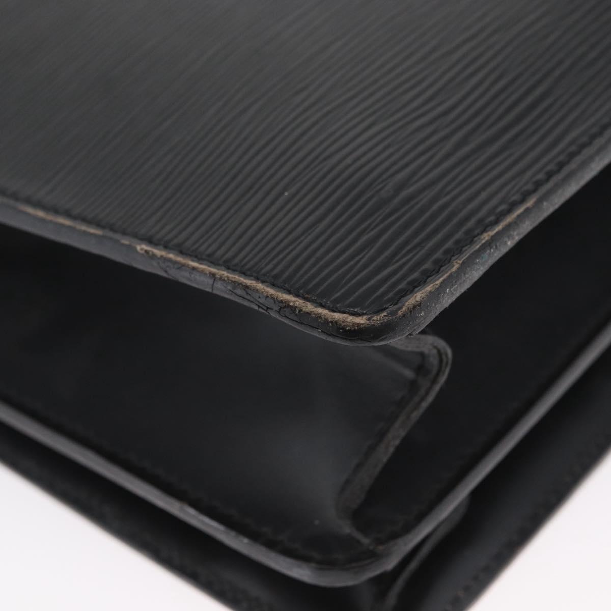 LOUIS VUITTON Epi Serviette Conseiller Briefcase Black M54422 LV Auth 172775